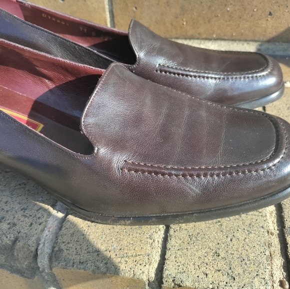 Cole Haan | Brown Slip On Leather Loafers Womens Size 9.5 - Picture 10 of 16